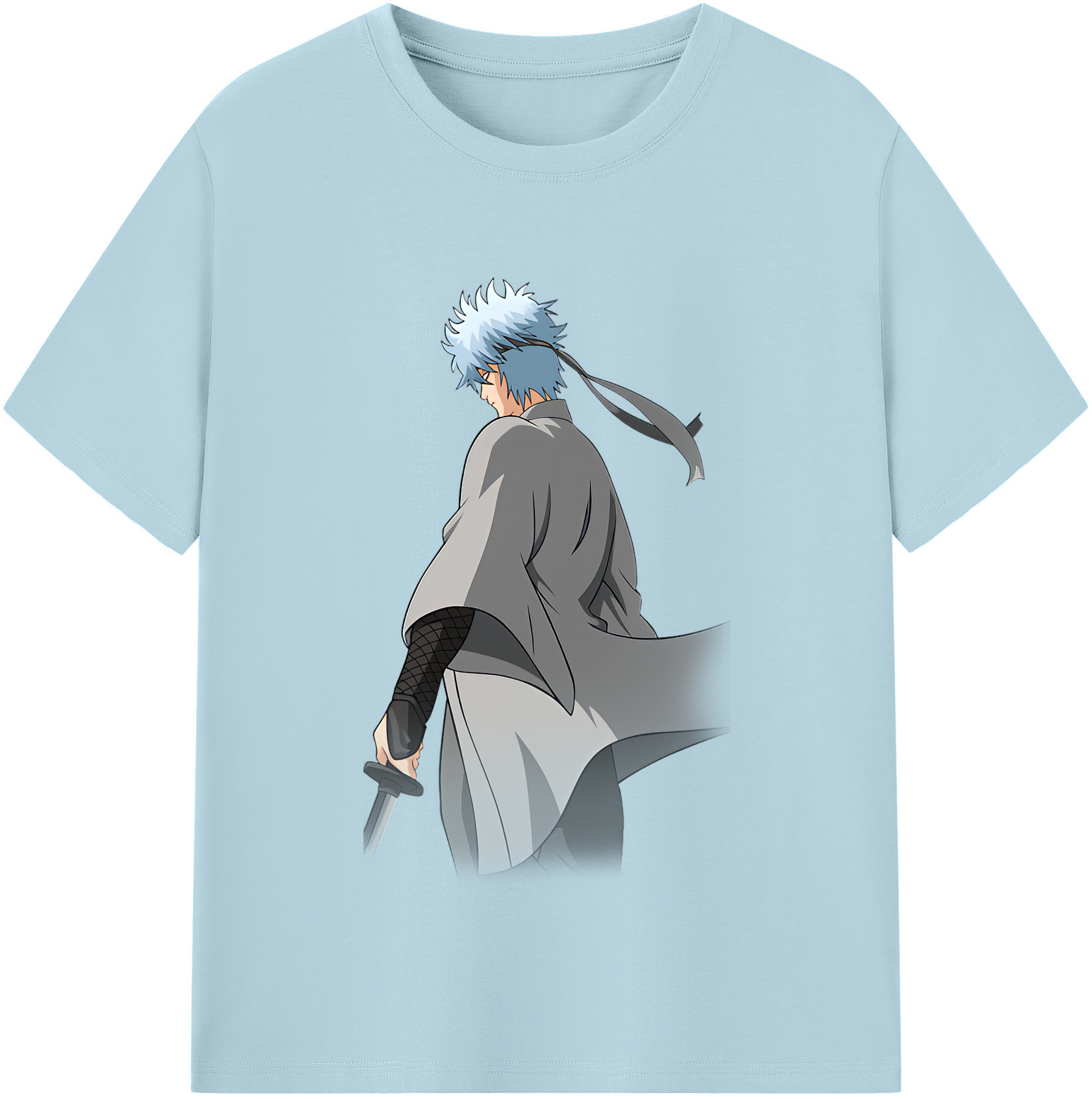 （画像用） ぎんたま 坂田銀時（さかたぎんとき） 神楽 志村新八（しむら しんぱち） GINTAMA Sakata Gintoki Kagura Shimura Shinpachi 綿100％半袖Tシャツ（フロントプリント）